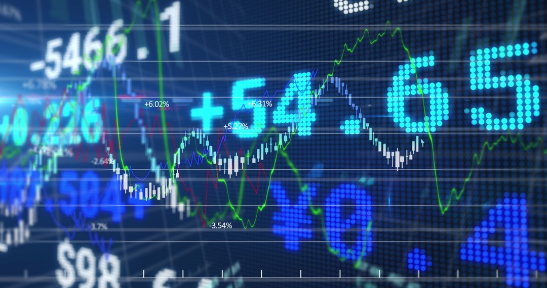 Digital Stock Market Data and Price Graph Analysis