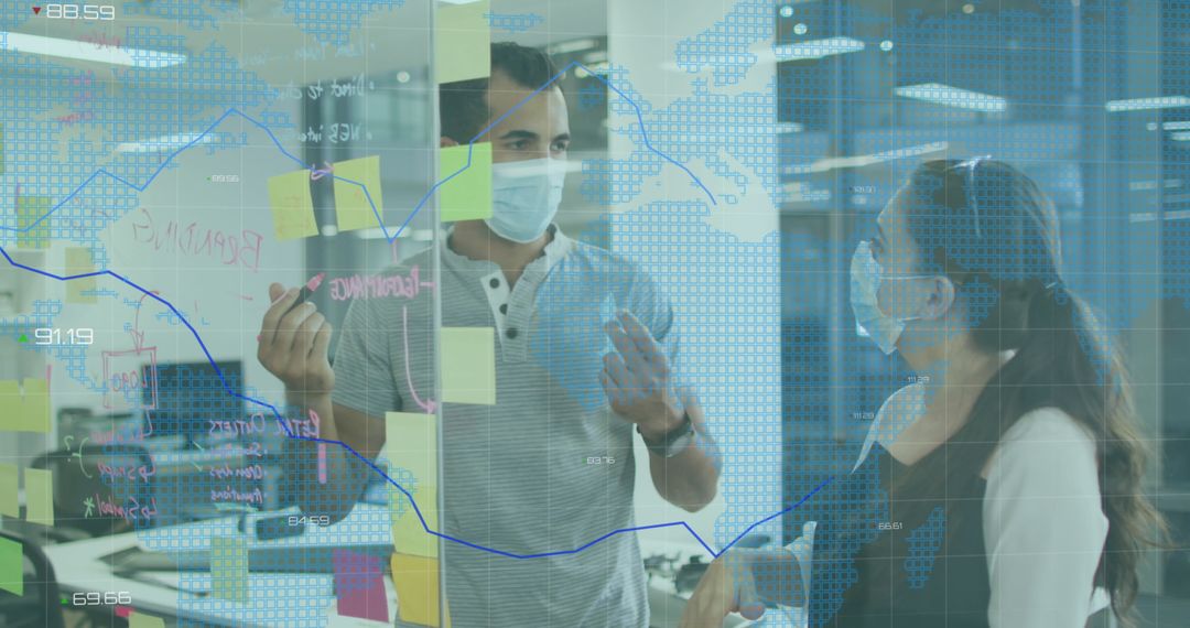 Collaborative Business Discussion During Pandemic with Digital Interface