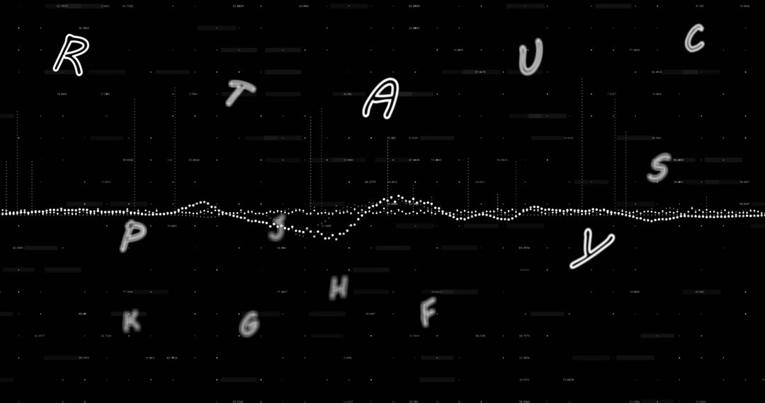 abstract data visualization with cadc keyboard keys - Free Images, Stock Photos and Pictures on Pikwizard.com