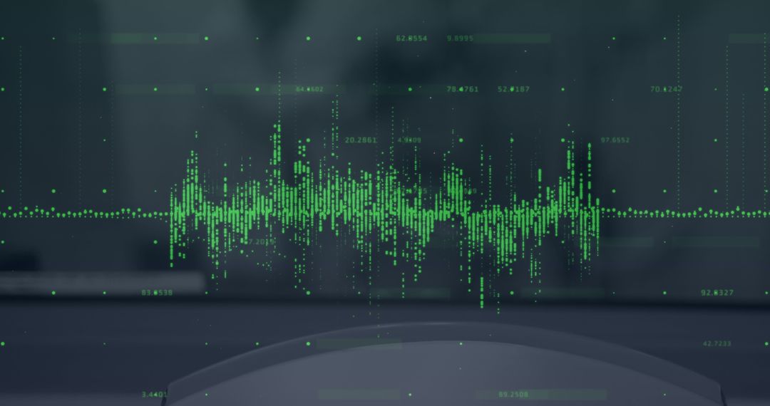 Digital Data Visualization on Abstract Background - Free Images, Stock Photos and Pictures on Pikwizard.com