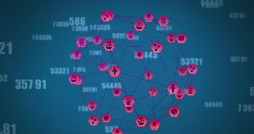 Global Technology Network of Connected Icons