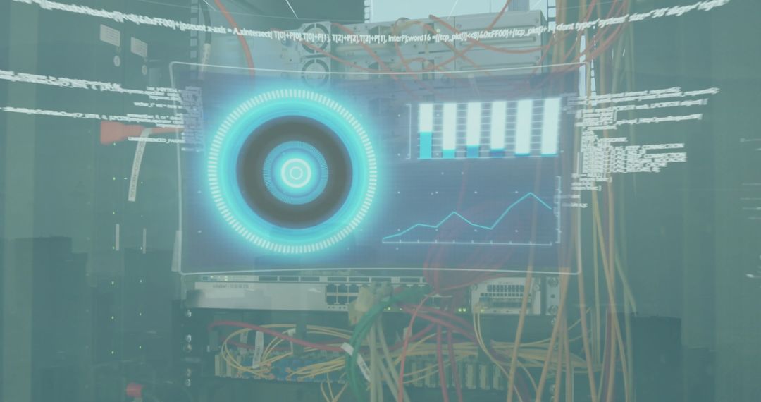 Visualization of Data Processing on Computer Server