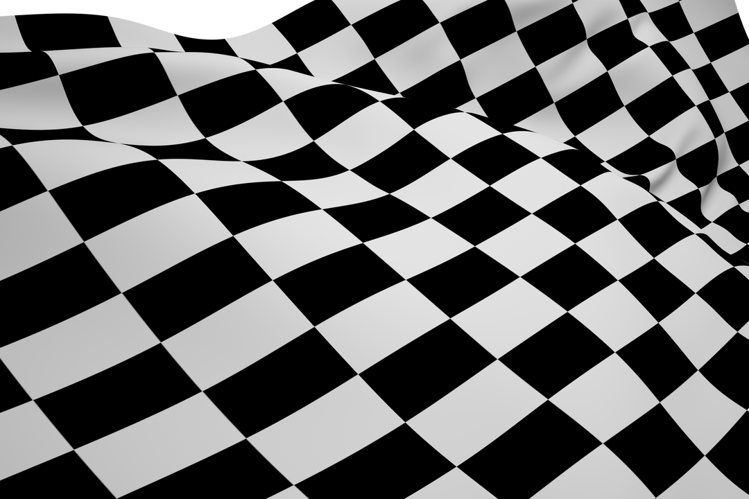 Flowing Transparent Black and White Checkered Flag - Download Free Stock Images Pikwizard.com