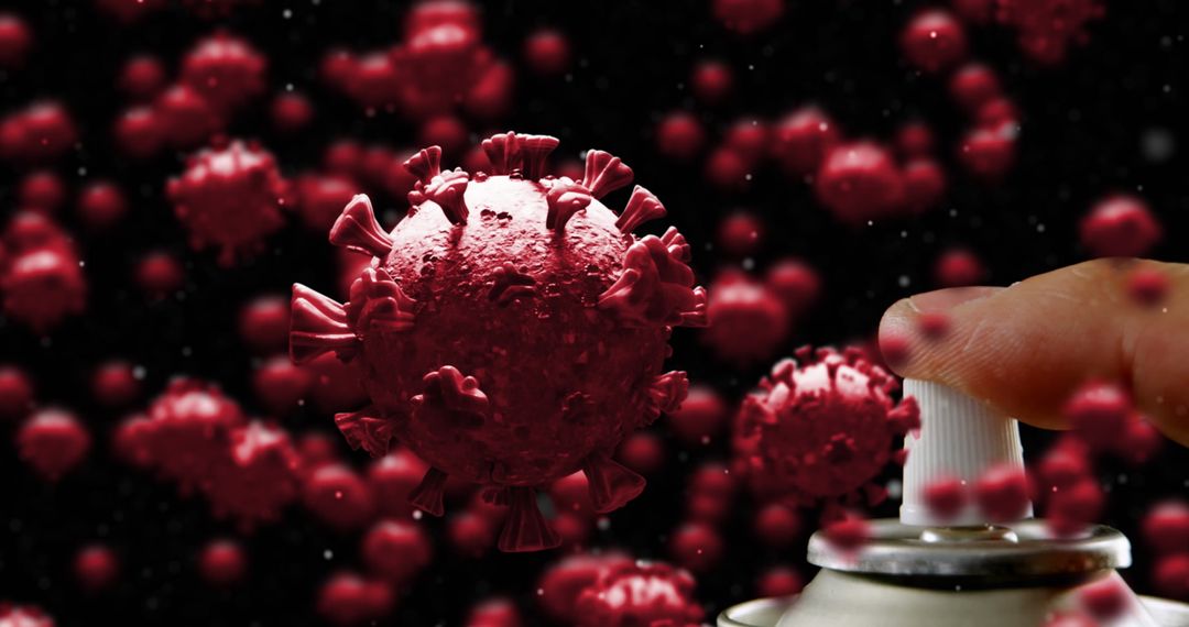 Disinfectant Spray Against Floating Virus Particles