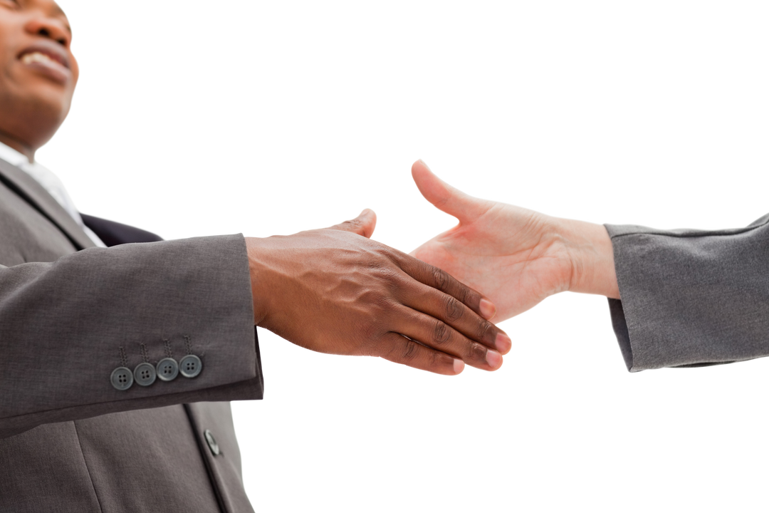 Transparent Business People Shaking Hands for Partnership - Download Free Stock Images Pikwizard.com