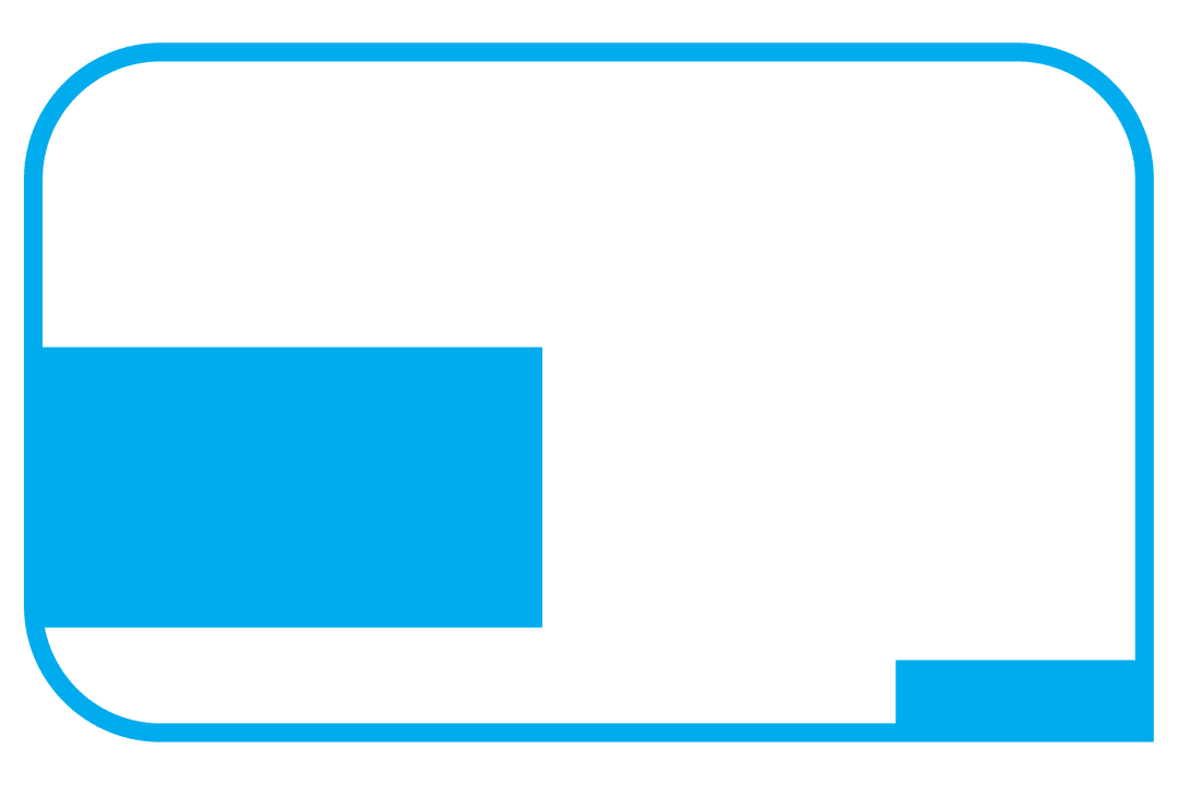 Transparent Blue Screen with Copy Space Overlay