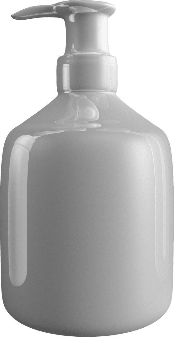 Transparent Plastic Soap Dispenser with Pump Cap for Easy Press