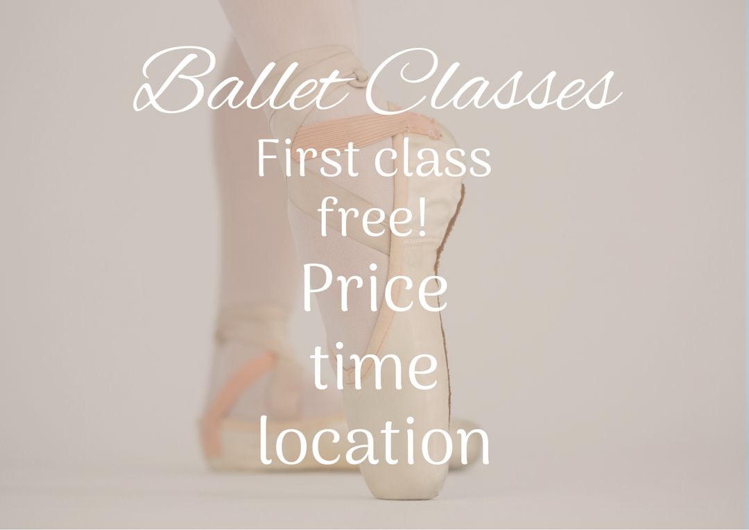 Elegant Ballet Promotion with Free First Class Offer