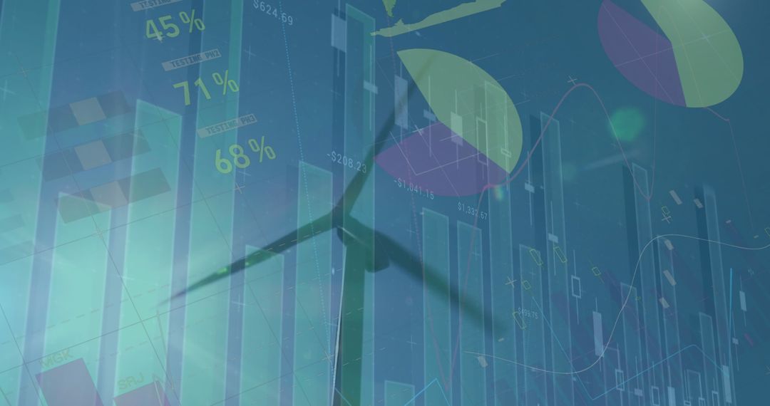 Digital Interface Displaying Global Financial Data and Art Charts