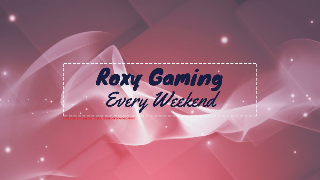 Colorful Gaming Event Banner with Exciting Typography