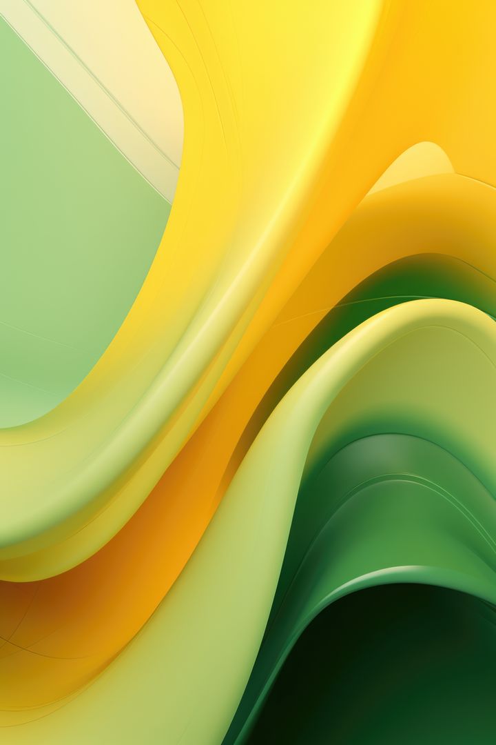 Yellow and green neon waves background, created using generative ai technology - Free Images, Stock Photos and Pictures on Pikwizard.com