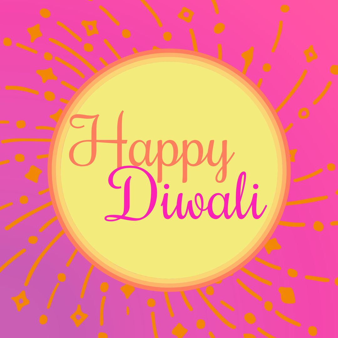 Colorful Diwali Festival Greetings Card Design