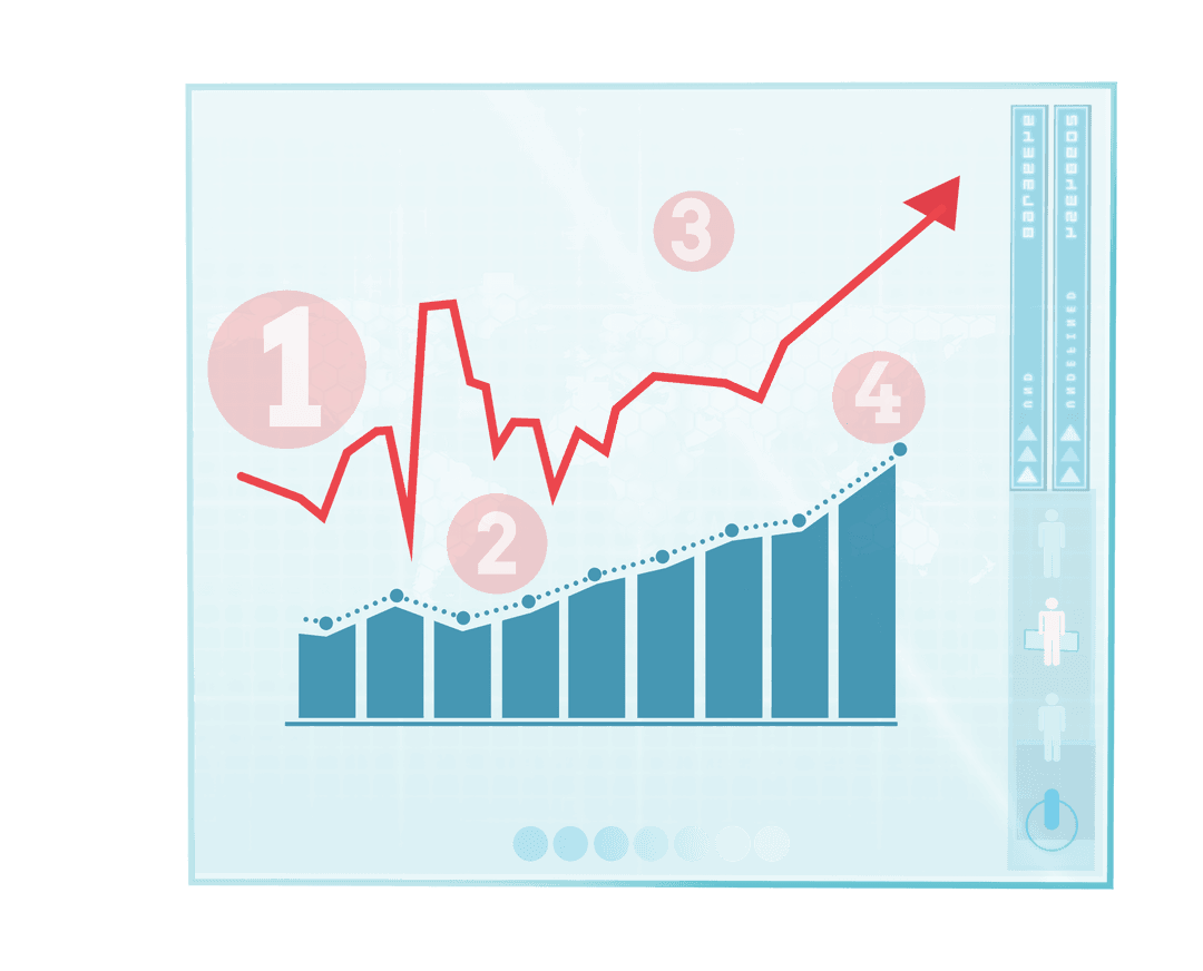 transparent analysis chart on digital interface display - Download Free Stock Images Pikwizard.com