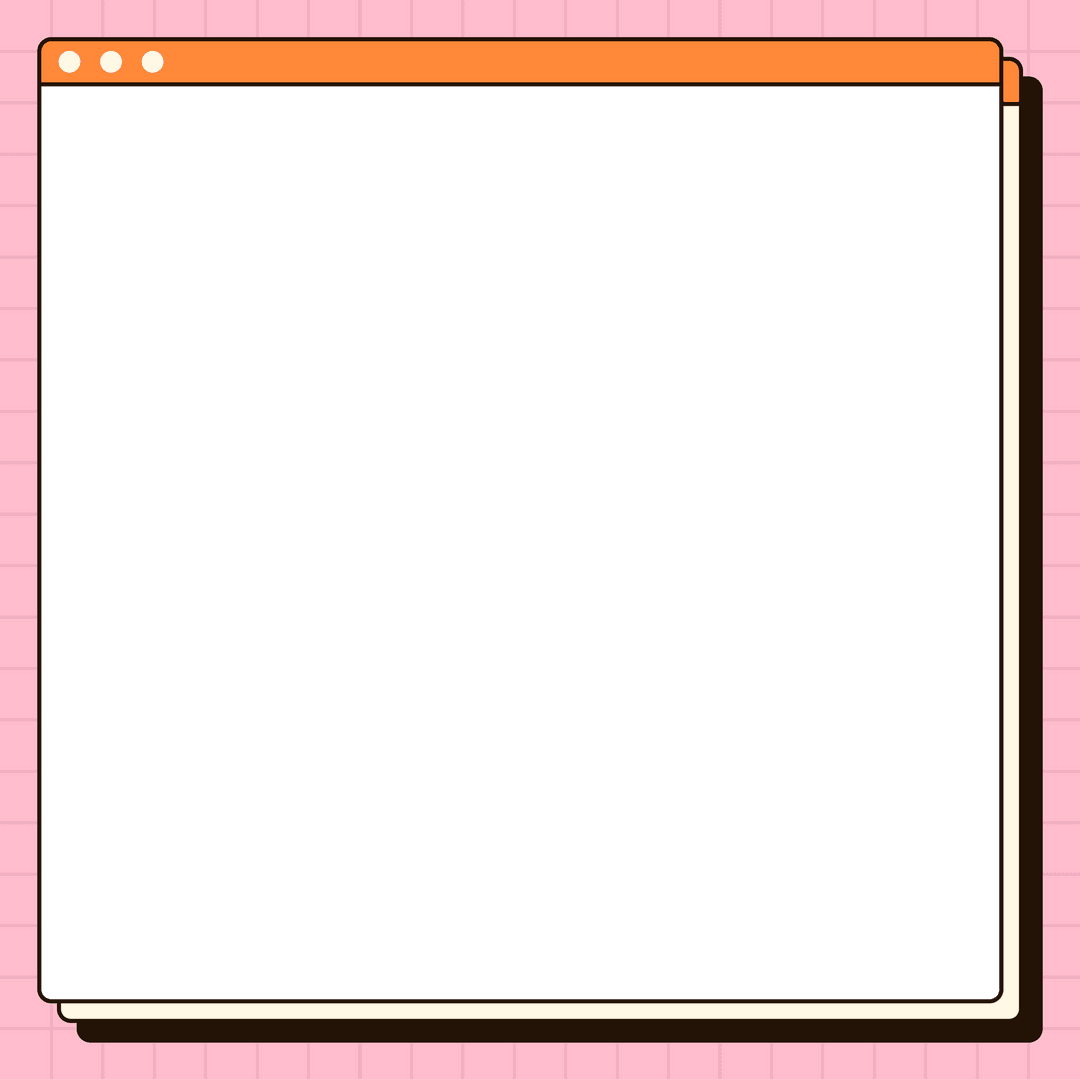 Flat Browser Window Stack on Transparent Background with Orange Bar - Download Free Stock Images Pikwizard.com