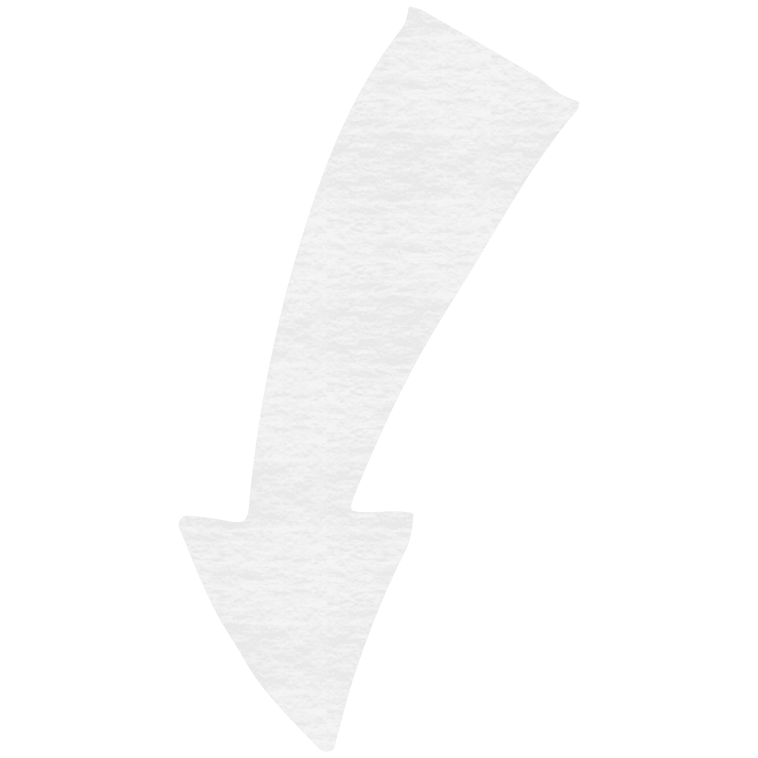 Transparent Watercolor Arrow Symbol Curved Downward