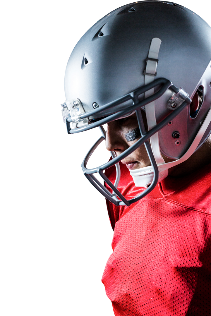 Caucasian Male American Football Player in Helmet Searching - Download Free Stock Images Pikwizard.com