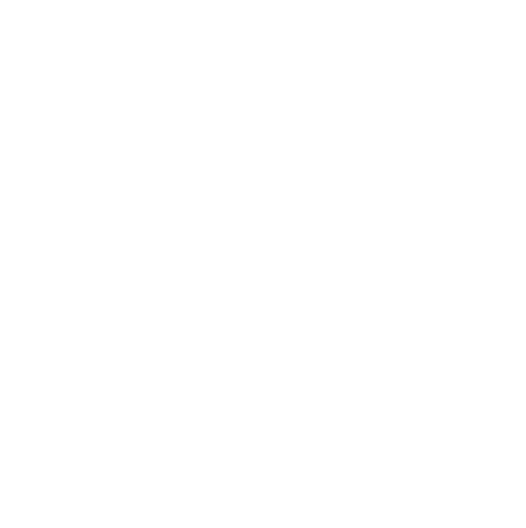 Transparent Network Icon Illustration with Connected Circles