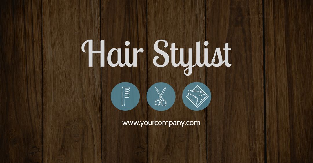 Elegant Hair Stylist Template for Salon Promotions - Download Free Stock Templates Pikwizard.com