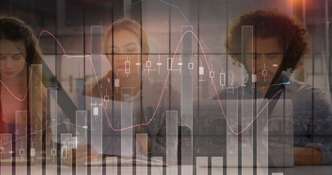 Diverse Colleagues Analyzing Business Data in Meeting Room