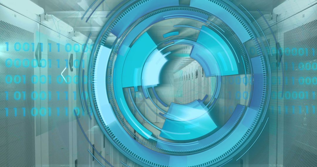 Digital Interface and Data Security Technologies Over Server Room