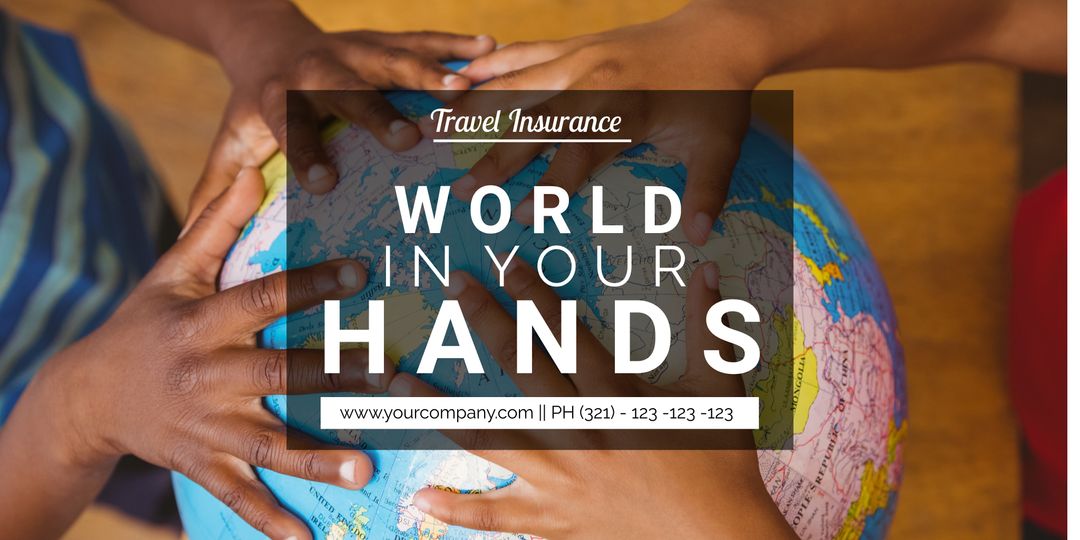 Hands Around Globe Symbolizing Global Connectivity and Care