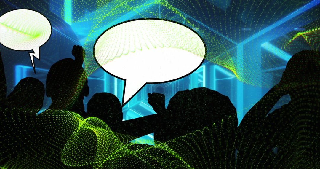 Abstract Visualization of Communication in Cyber World