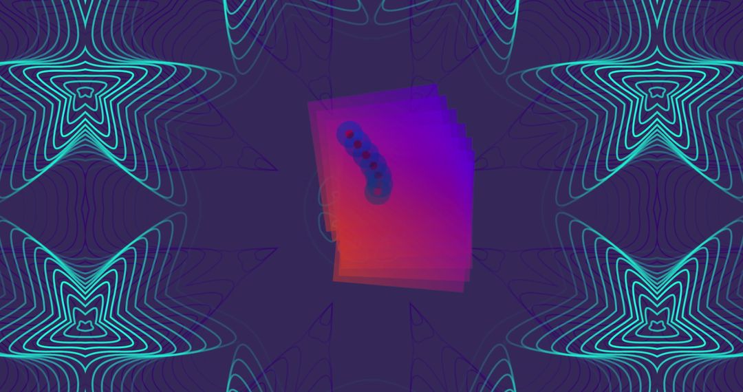 Geometric Abstract Art with Vibrant Gradient Squares