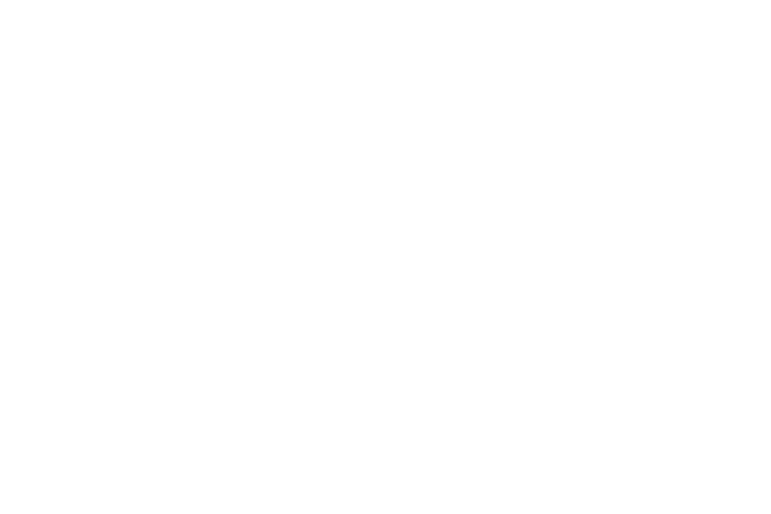 Minimal White Clock Face on Transparent Background