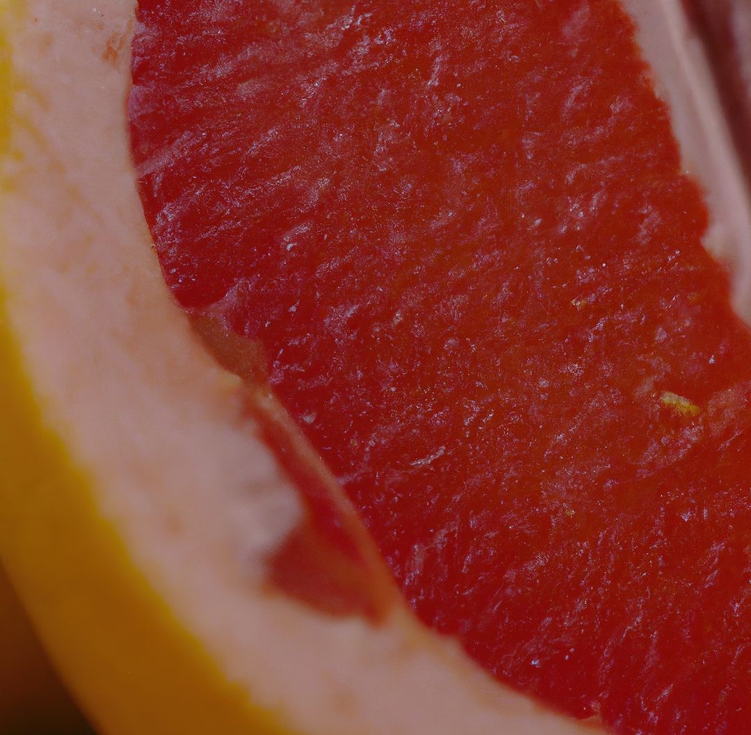 Close-Up of Fresh Red Grapefruit Slice Showing Juicy Pulp - Free Images, Stock Photos and Pictures on Pikwizard.com