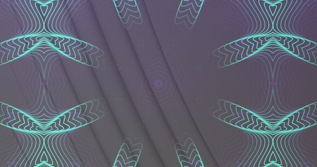 Abstract Digital Circles and Lines Technology Pattern