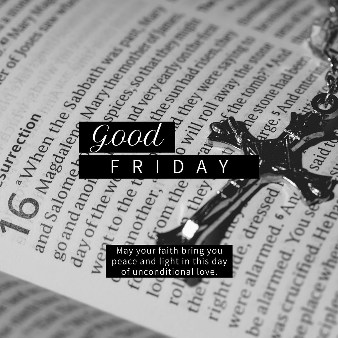 Good Friday Devotion with Rosary and Bible Verses
