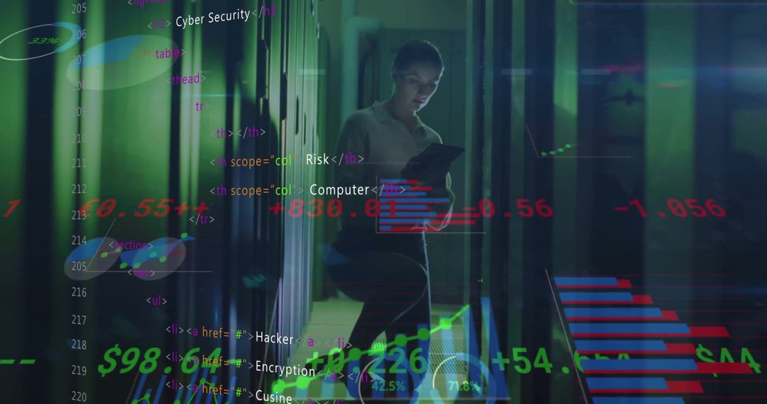 Female IT Engineer with Dynamic Data Interfaces