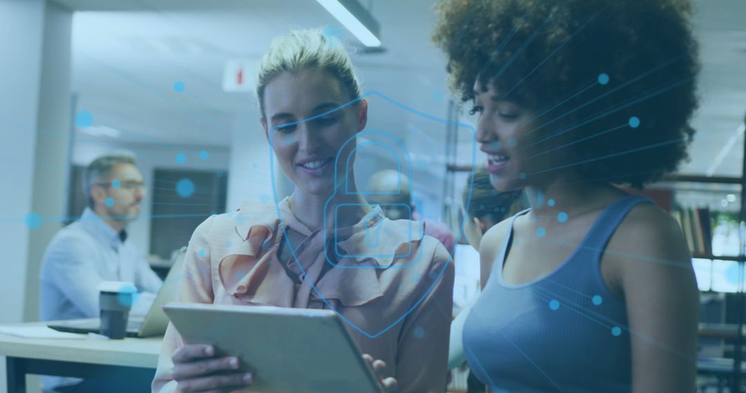 Collaborating on Digital Project with Security Focus in Modern Office