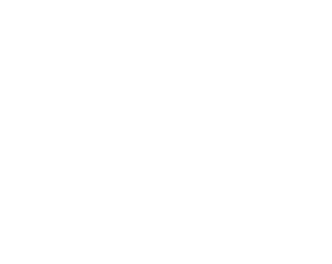 Festive Spanish Christmas Greeting on Transparent Background