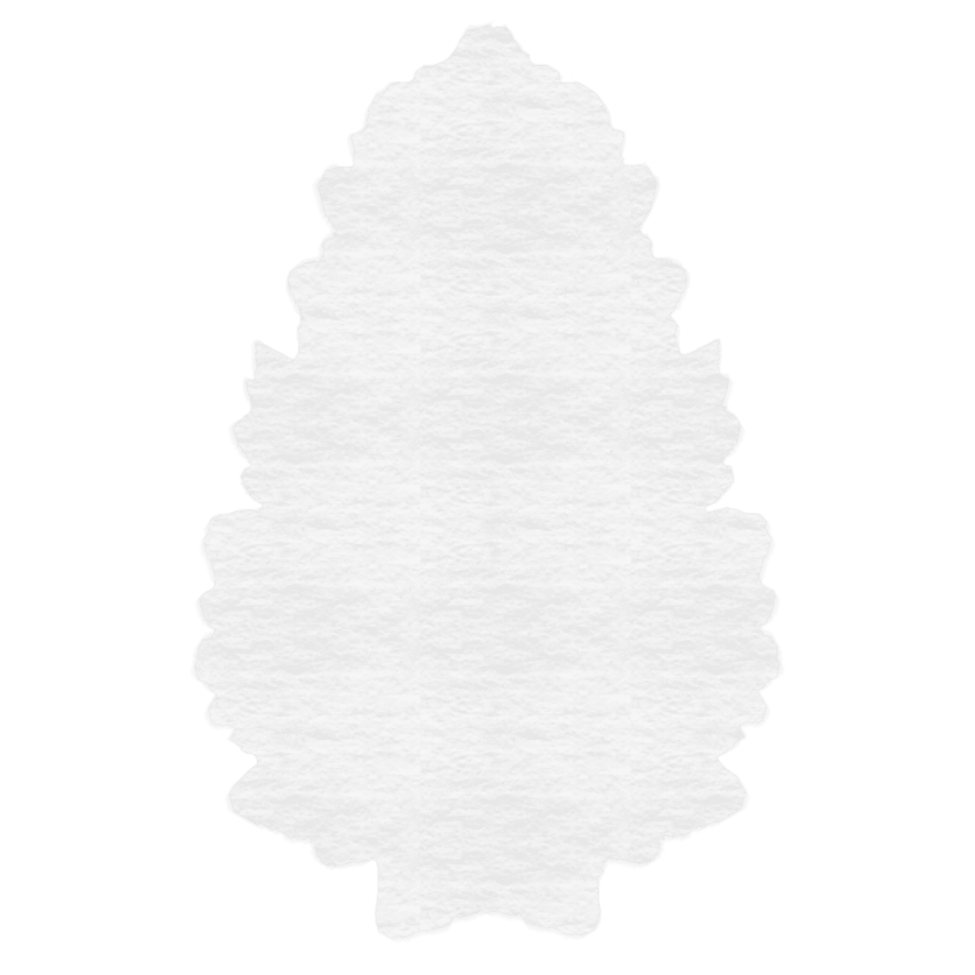 Silhouette of Leaf with Transparent Background Digital Illustration