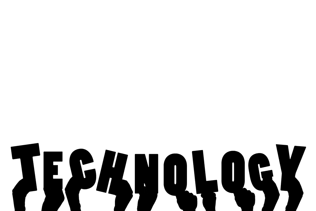 Modern Transparent Technology Text Overlay for Multipurpose Use