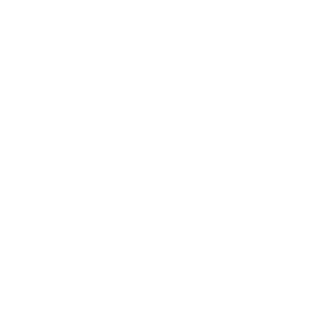 Transparent White Circle Diagram Symbol on Clear Background