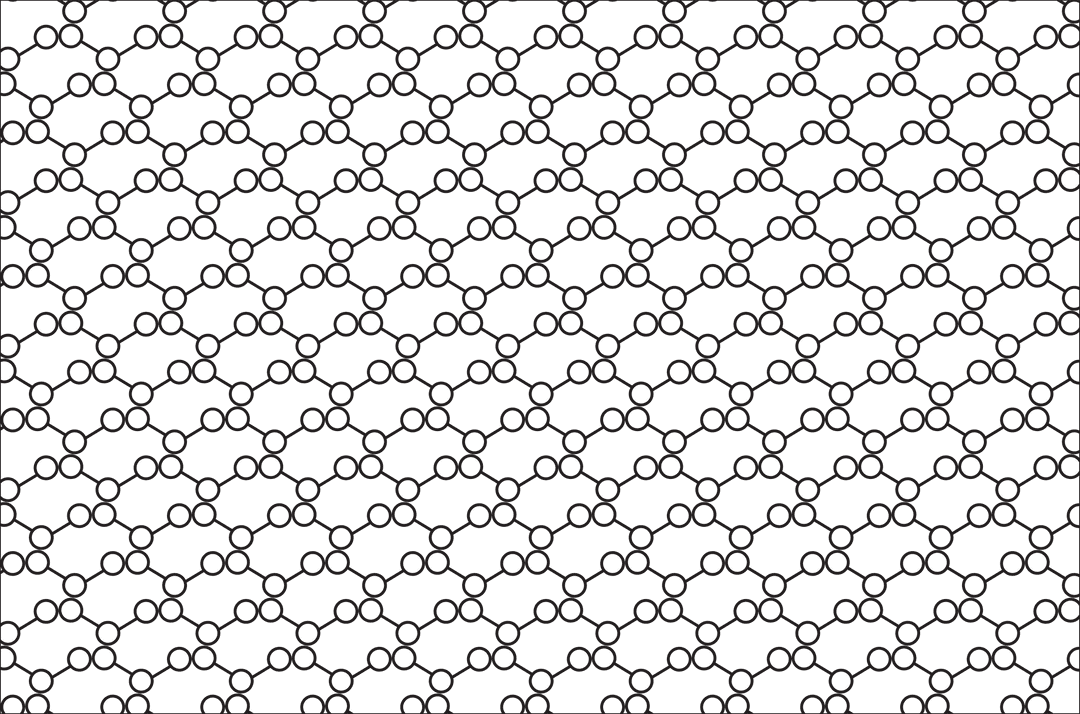 Transparent Network Grid Illustration with Lines and Circles