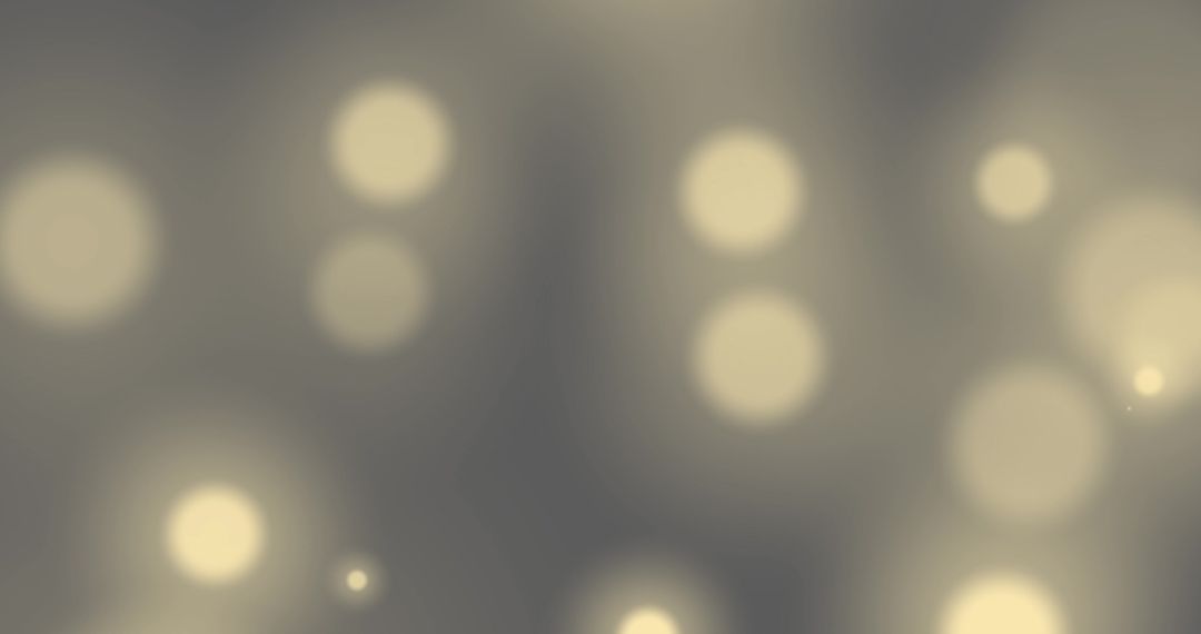 Abstract Glowing Light Spots in Soft Focus Background