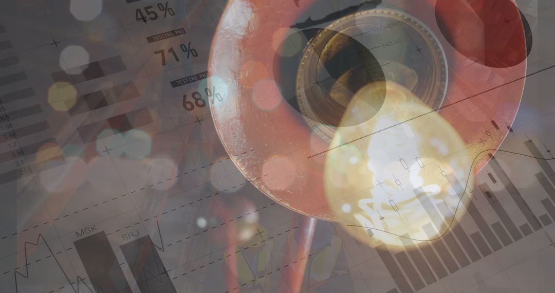 Finance and Innovation Concept with Overlapping Elements