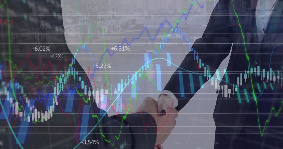 Handshake Overlay on Financial Trading Graphs