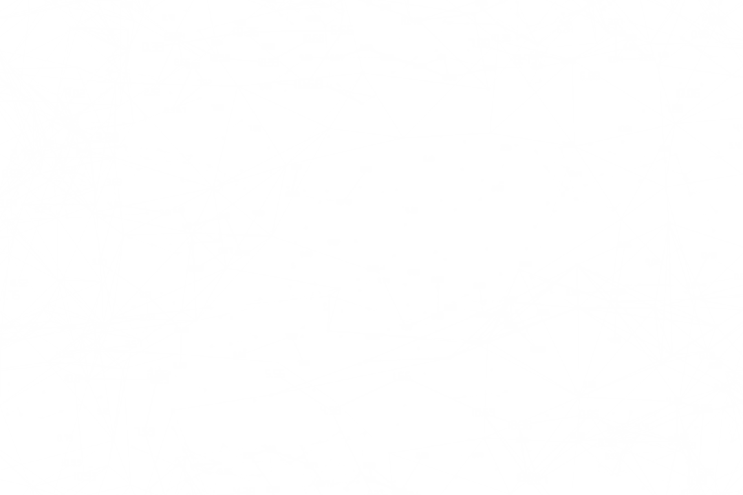 Abstract Network Connections Diagram on Transparent Background