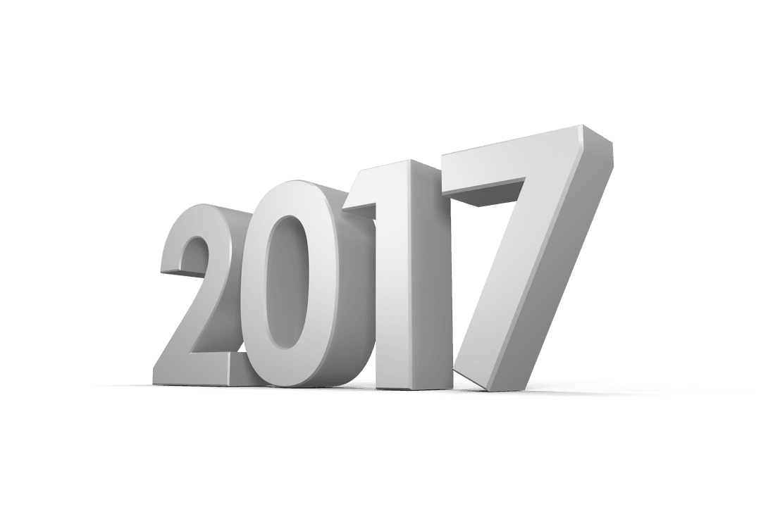 Transparent 2017 Text Illustration Vector Design