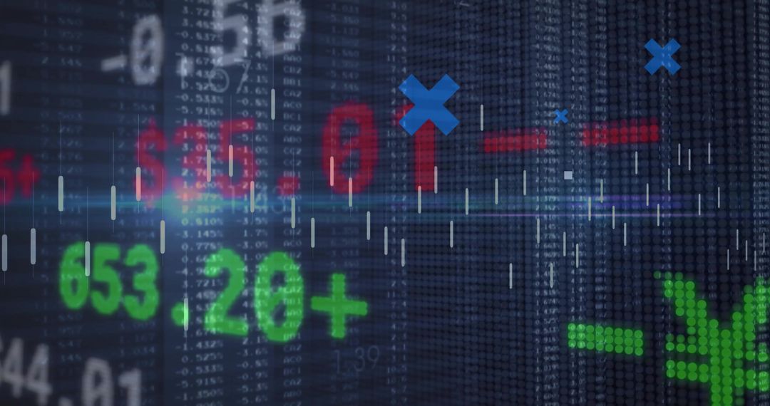 Dynamic Financial Display with Charts and Data Visualization