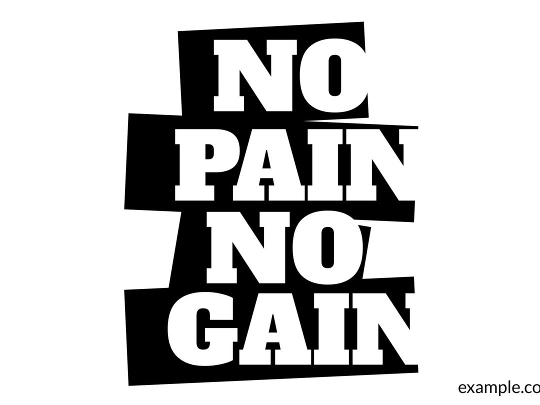 Bold Motivational Quote on Determination for Fitness and Success