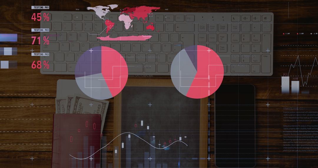 Digital Financial Data Analysis on Desktop Workspace