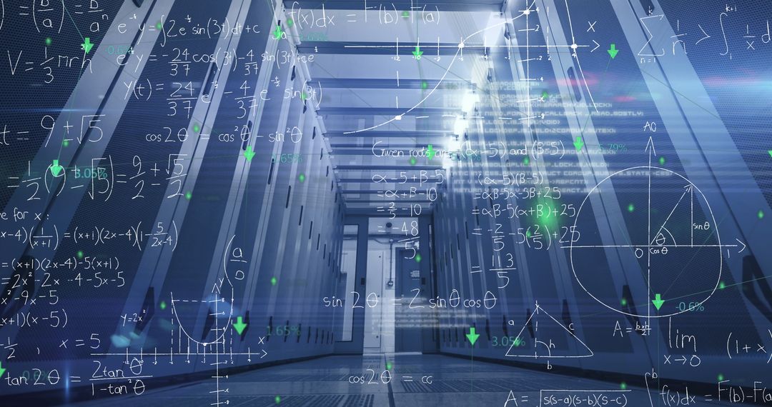 Futuristic Data Center with Holographic Equations and Metrics