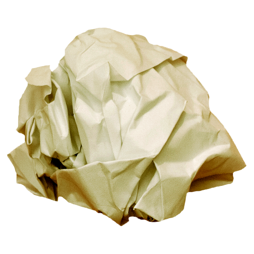 Crumpled Paper Ball Texture Isolated on Transparent Background - Download Free Stock Images Pikwizard.com