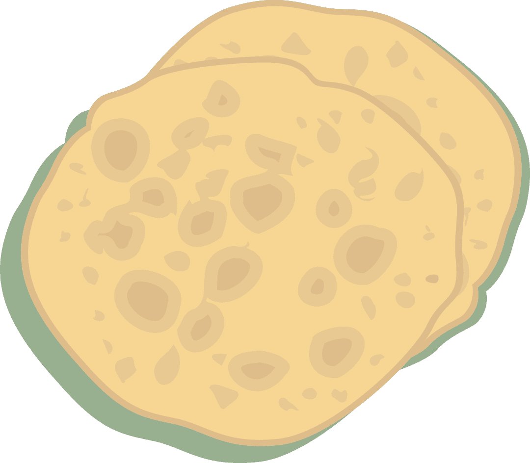 Rustic Crackers with Toasty Brown Spots on Transparent Background