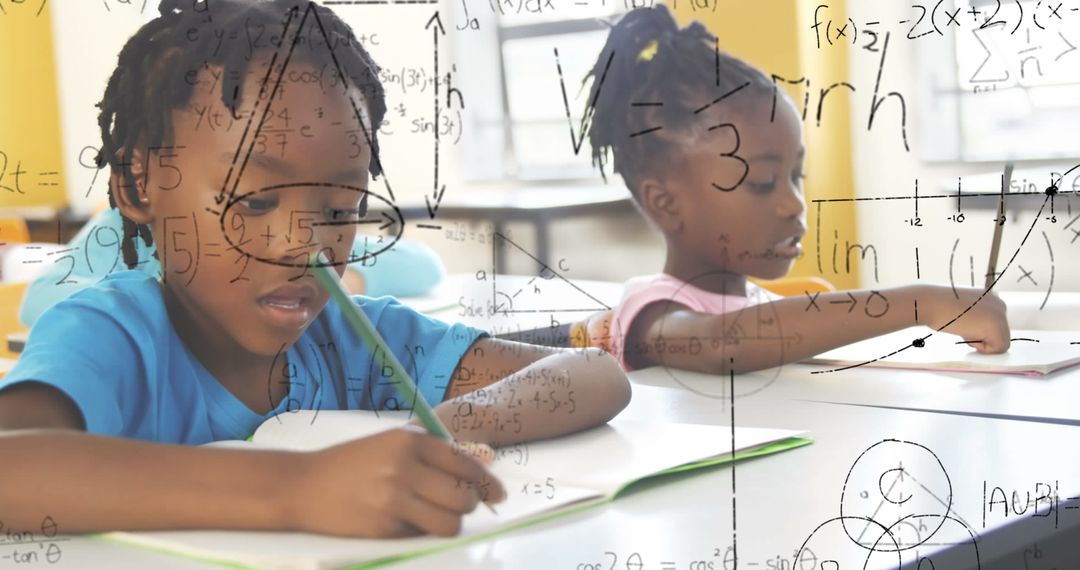 Children Engaged in Mathematics Study at School
